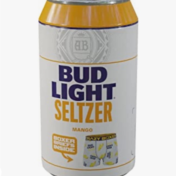 CRAZYBOXER Bud Light Seltzer Mango Men's Boxer briefs (Creative Packaging) - Picture 2 of 5